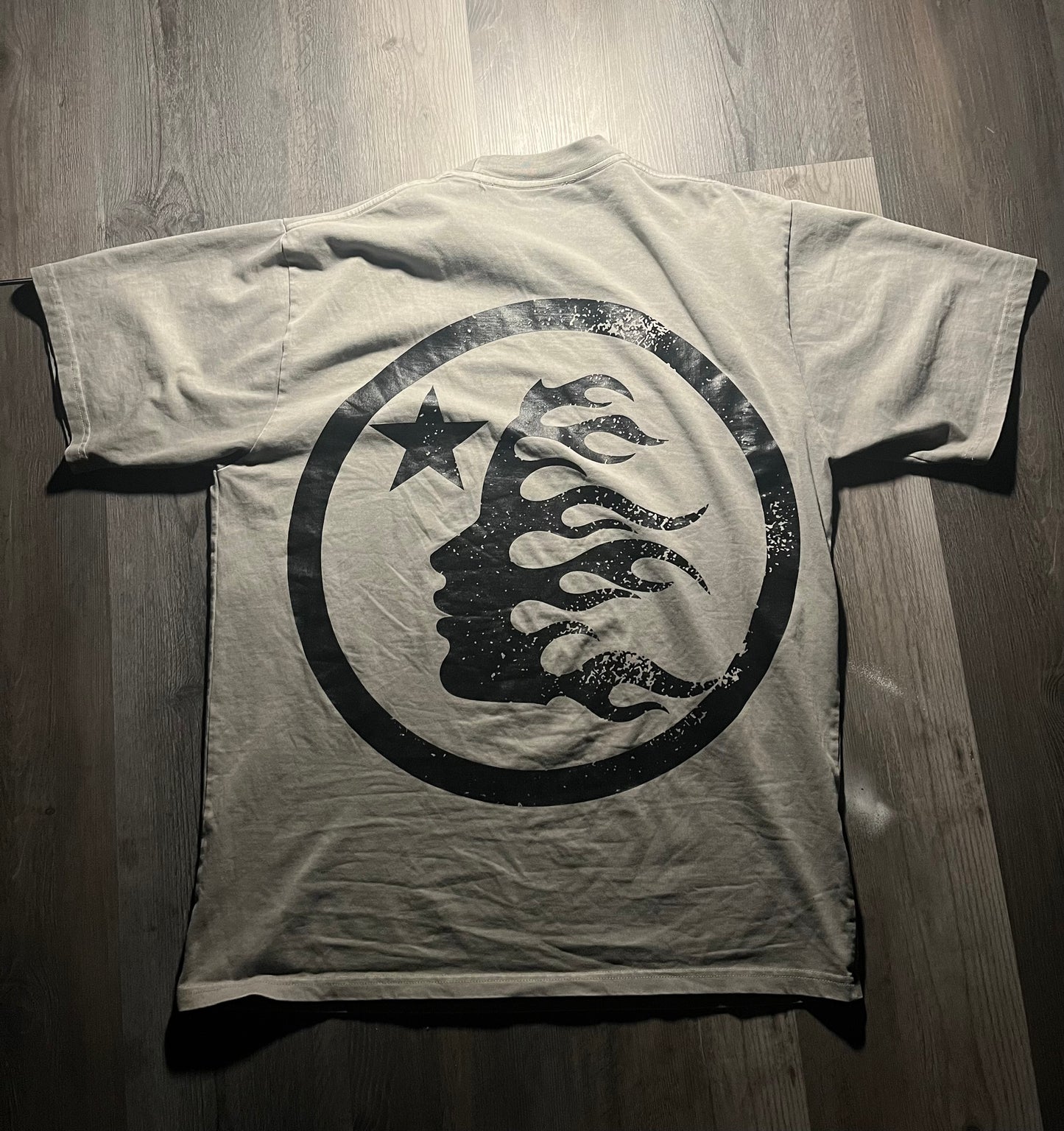 Hellstar Classic T-Shirt, specifically the version featuring the "Flame Head" or "Flame Profile"