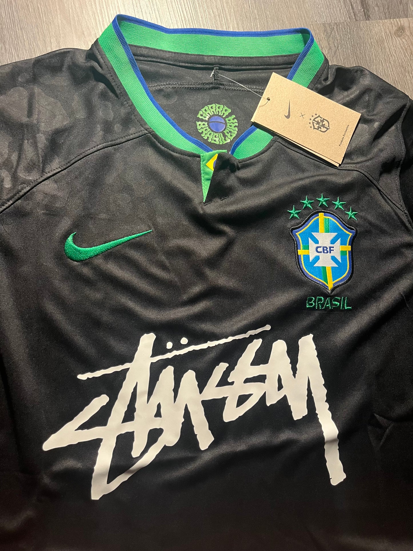 Brazil x Stüssy "Black Leopard" Special Edition Jersey
