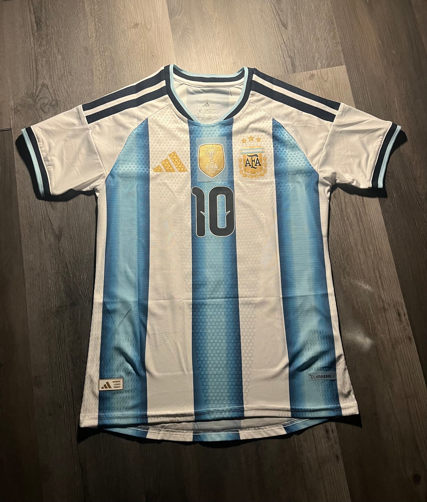 Argentina 2026 Home Jersey featuring Lionel Messi's name and number 10