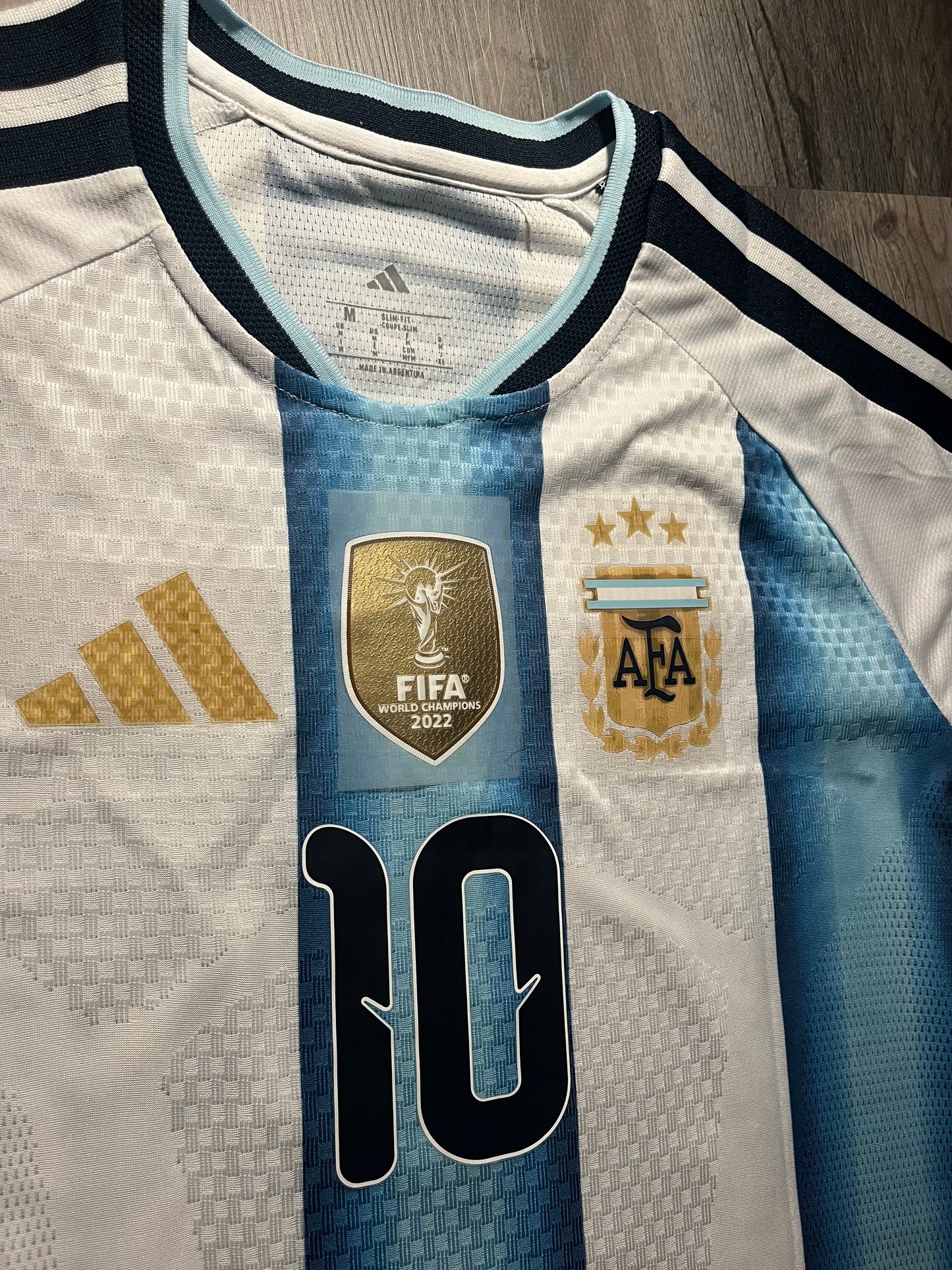 Argentina 2026 Home Jersey featuring Lionel Messi's name and number 10