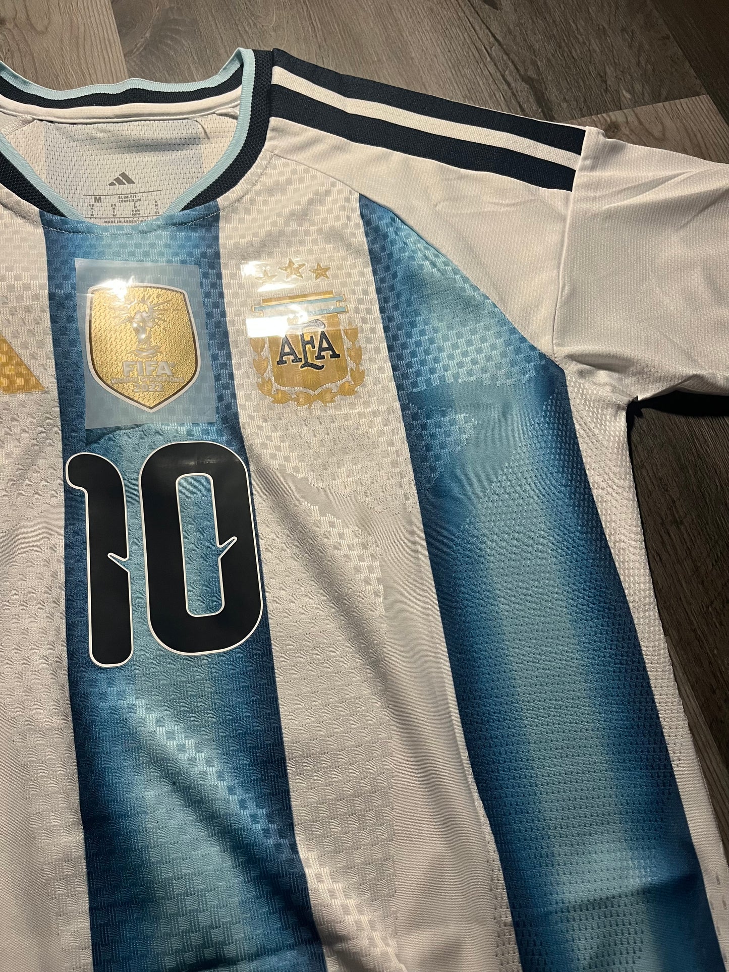 Argentina 2026 Home Jersey featuring Lionel Messi's name and number 10