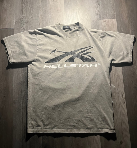 Hellstar Classic T-Shirt, specifically the version featuring the "Flame Head" or "Flame Profile"