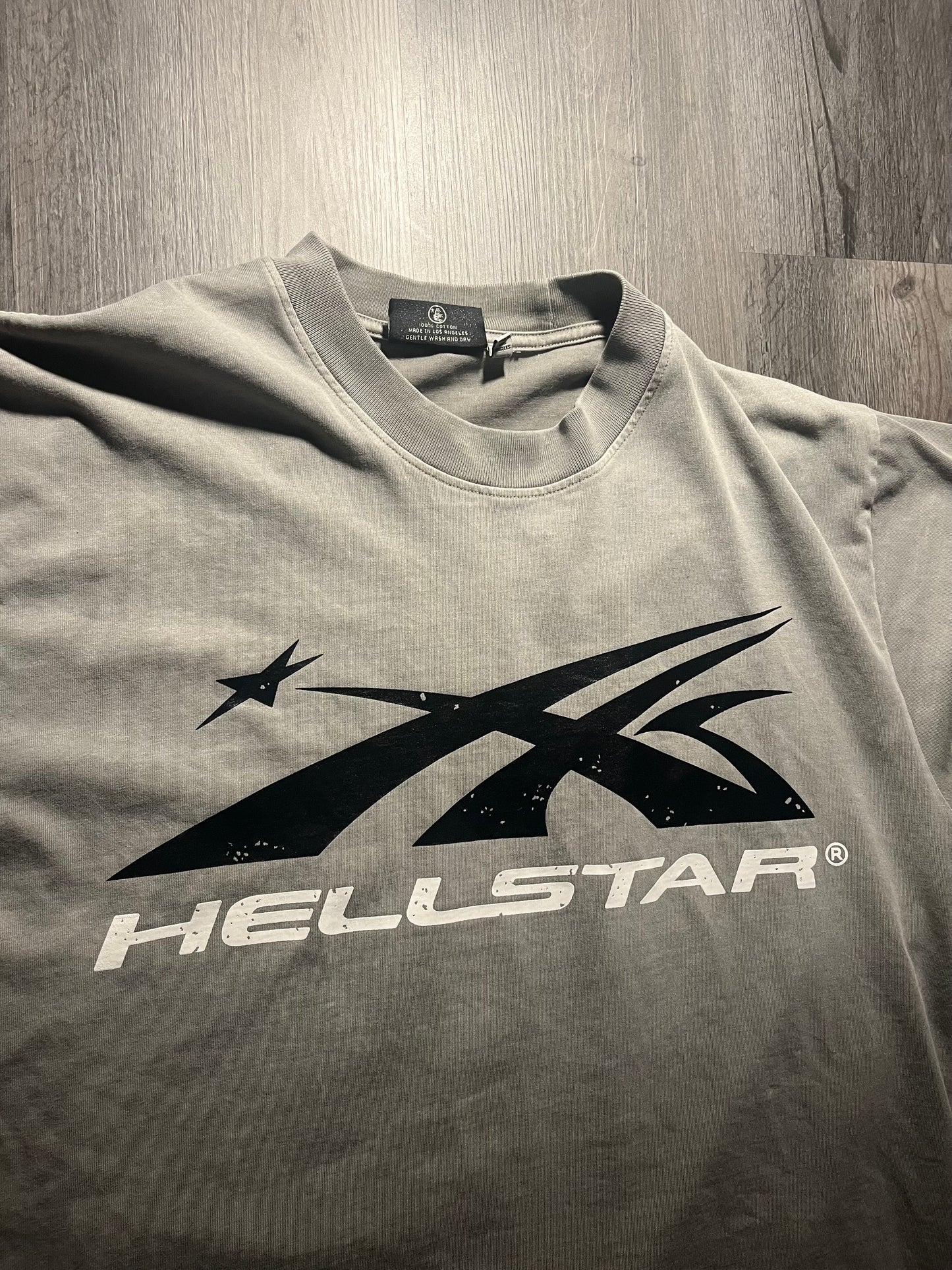 Hellstar Classic T-Shirt, specifically the version featuring the "Flame Head" or "Flame Profile"