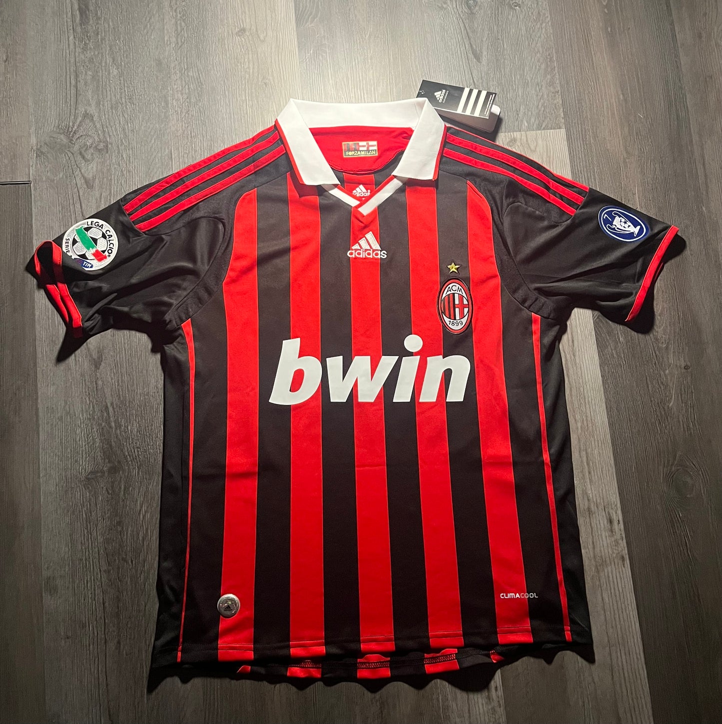 "BWIN" sponsor on the Ronaldinho AC Milan jersey stands for bwin Interactive Entertainment AG