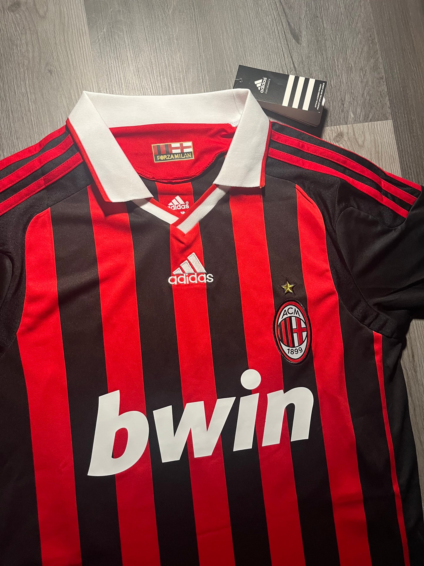 "BWIN" sponsor on the Ronaldinho AC Milan jersey stands for bwin Interactive Entertainment AG