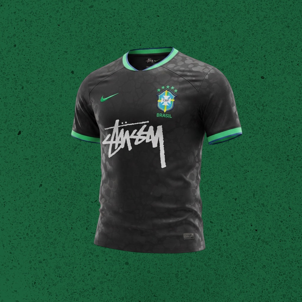 Brazil x Stüssy "Black Leopard" Special Edition Jersey