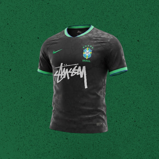 Brazil x Stüssy "Black Leopard" Special Edition Jersey