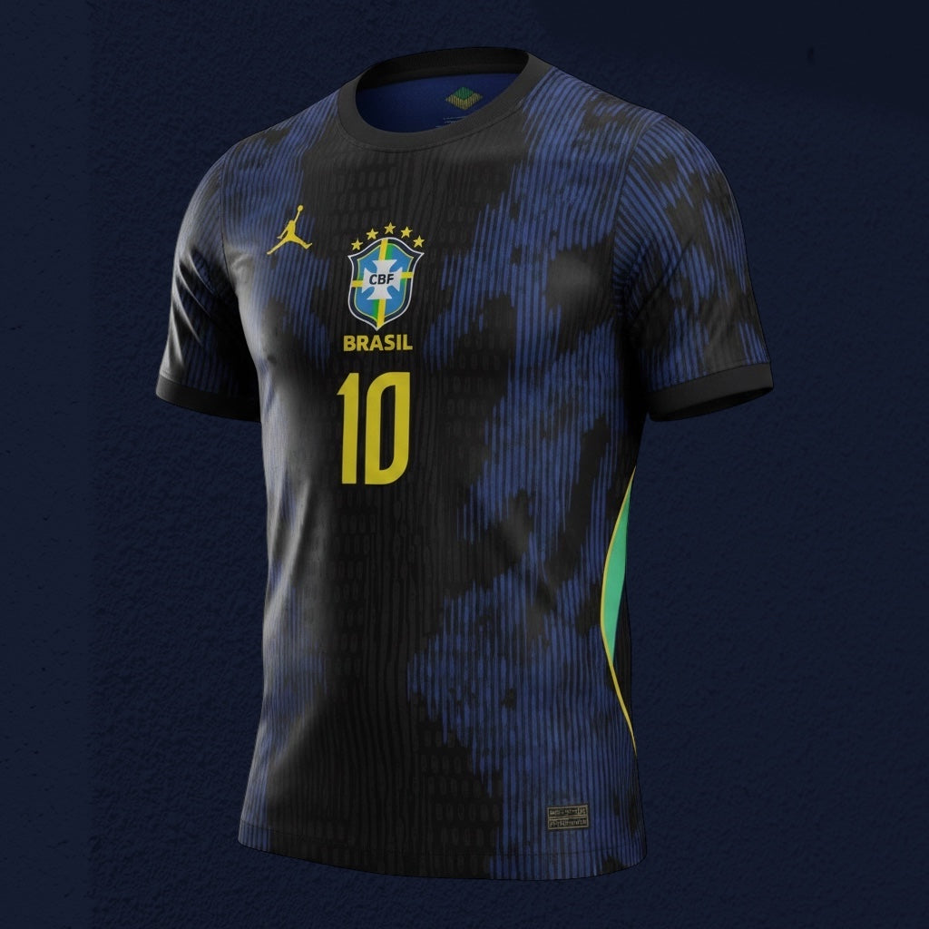 official Brazil 2026 World Cup Away Jersey custom-printed with Neymar Jr. and his iconic number 10