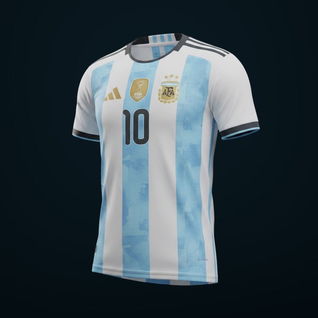 Argentina 2026 Home Jersey featuring Lionel Messi's name and number 10