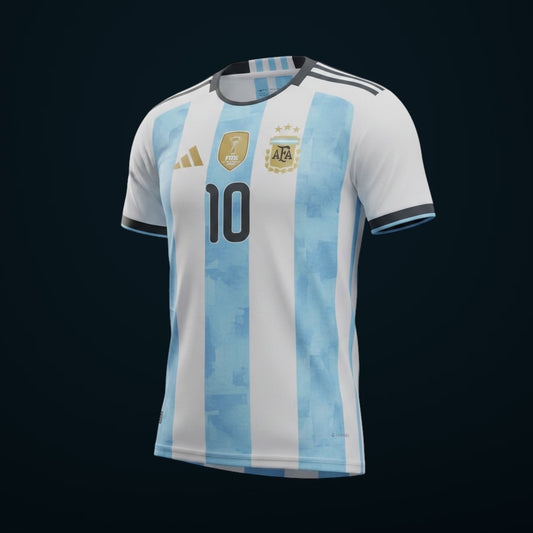 Argentina 2026 Home Jersey featuring Lionel Messi's name and number 10