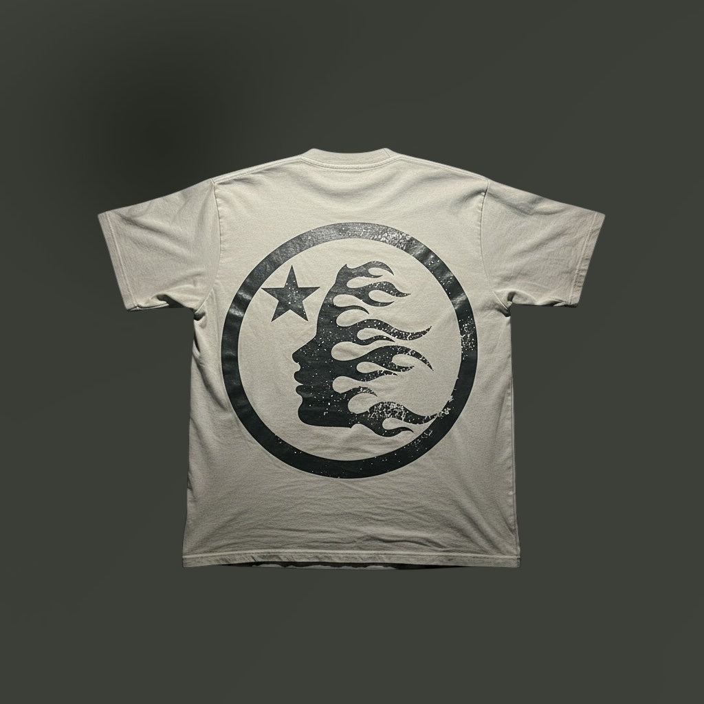 Hellstar Classic T-Shirt, specifically the version featuring the "Flame Head" or "Flame Profile"