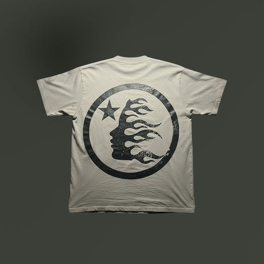 Hellstar Classic T-Shirt, specifically the version featuring the "Flame Head" or "Flame Profile"